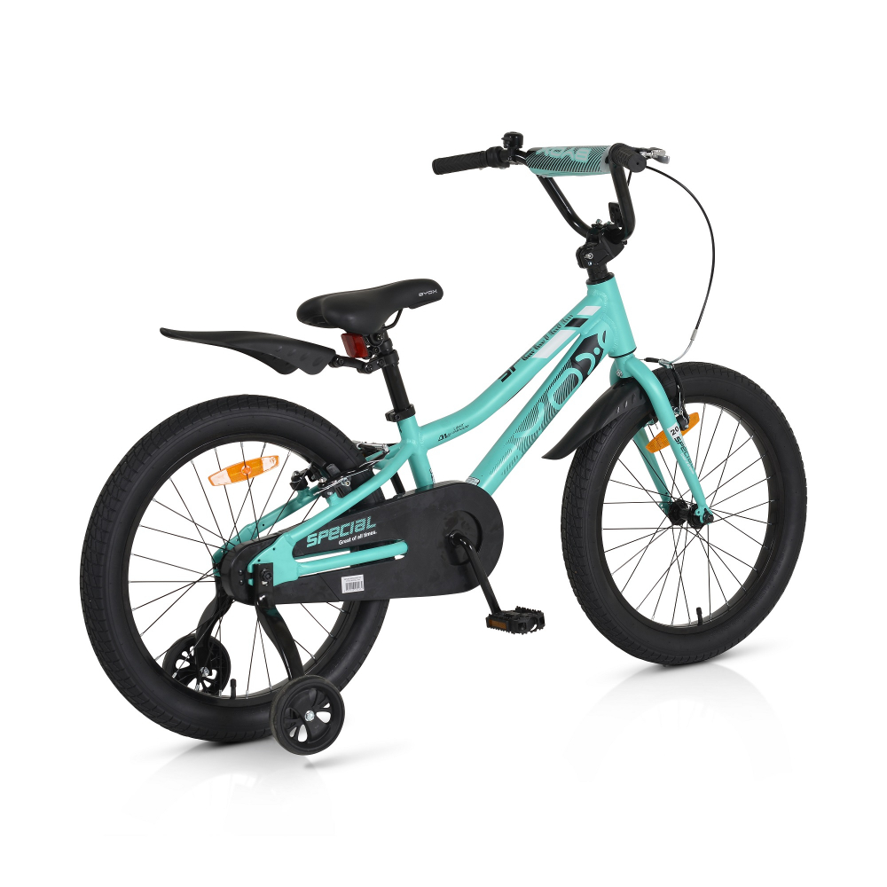 Bicicleta pentru copii Byox cu roti ajutatoare 20 inch Special Mint - 1