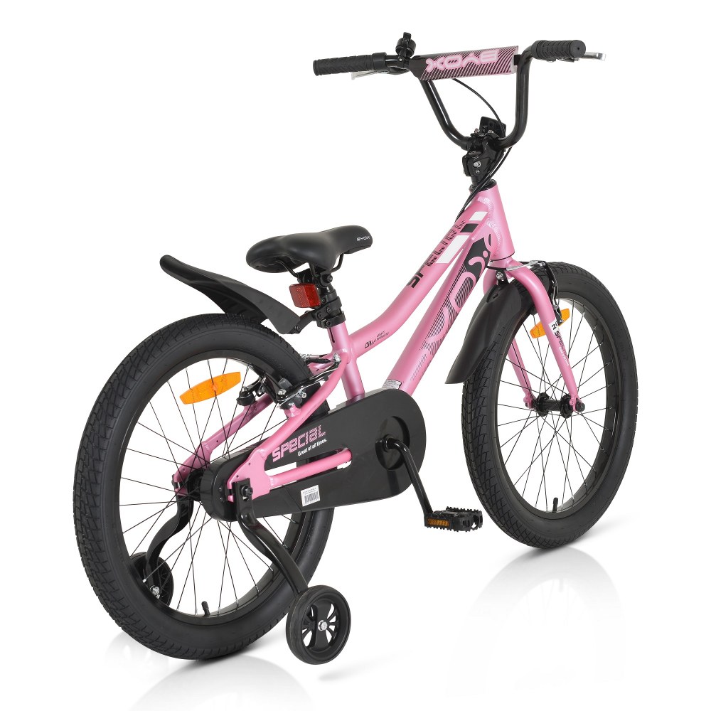 Bicicleta pentru copii Byox cu roti ajutatoare 20 inch Special Pink - 1 | YEO