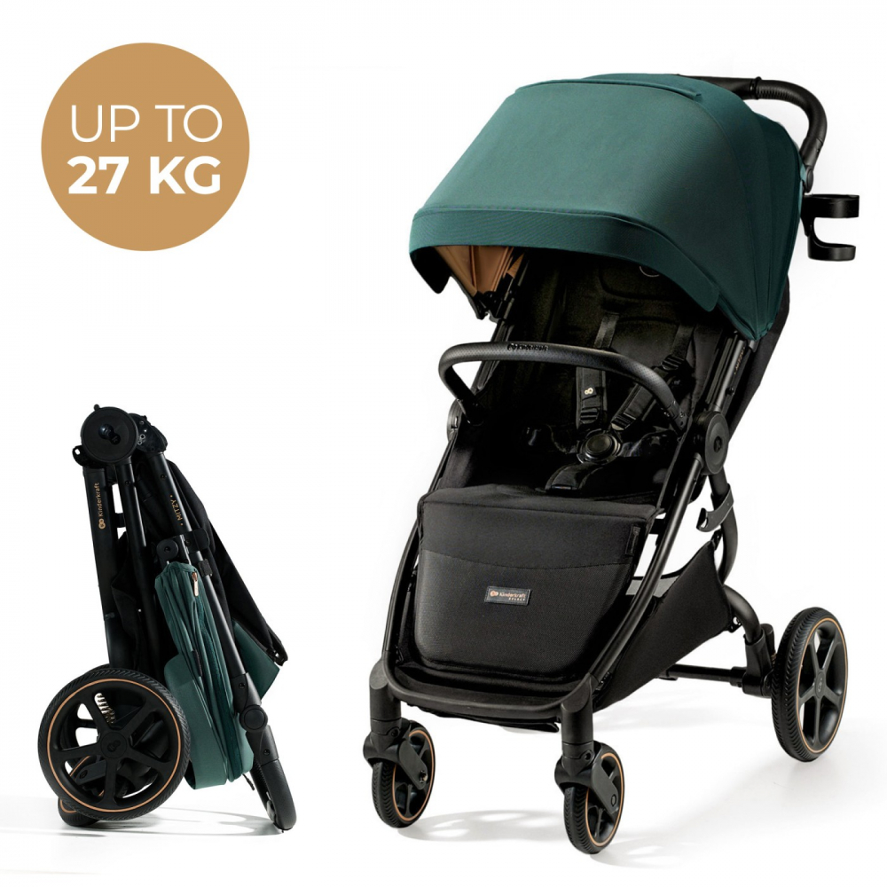 Carucior sport ultra compact Kinderkraft Mitzy 0-22 kg Jade Green - 2