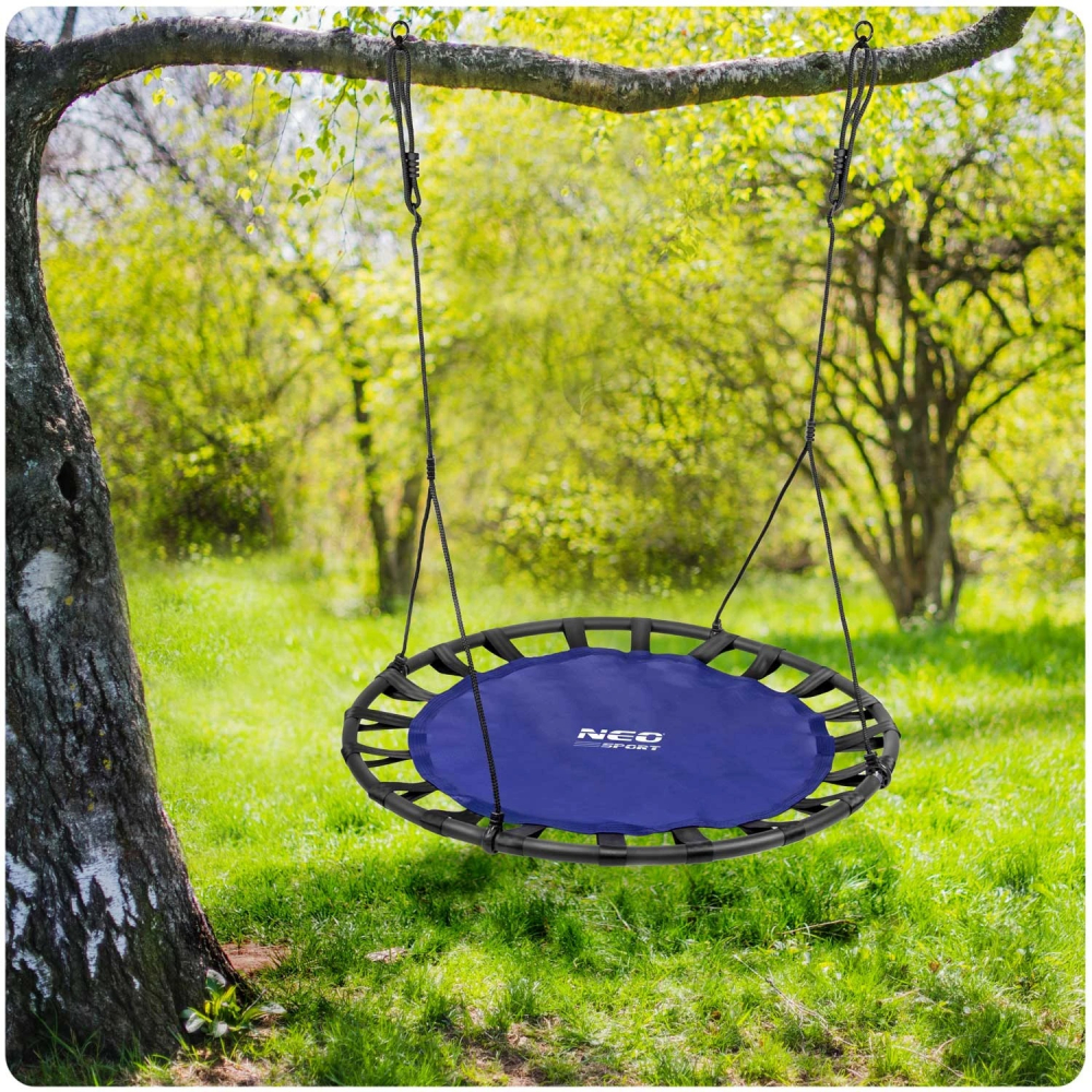 Leagan tip cuib pentru copii Neo-Sport 120 cm 150 kg Albastru - 1 | YEO