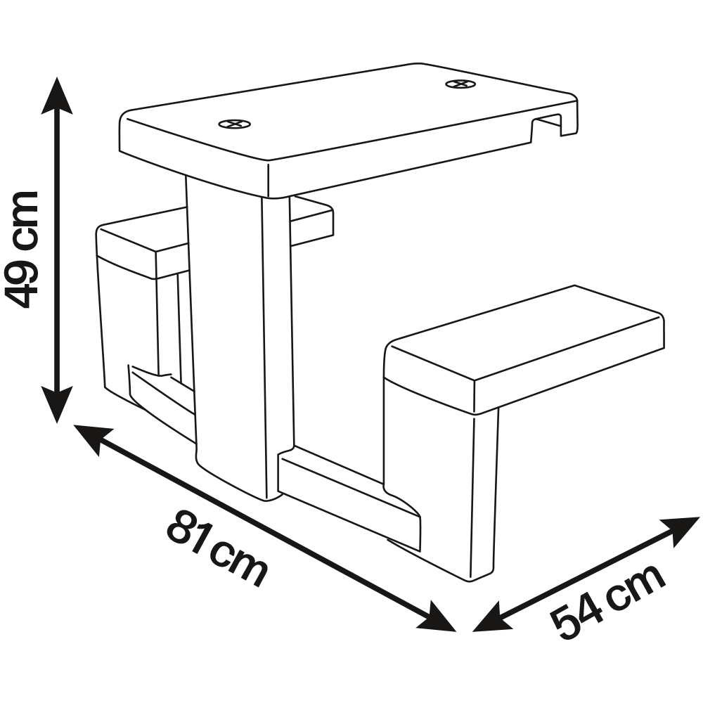 Masa de picnic cu doua banci Smoby pentru casuta - 1 | YEO