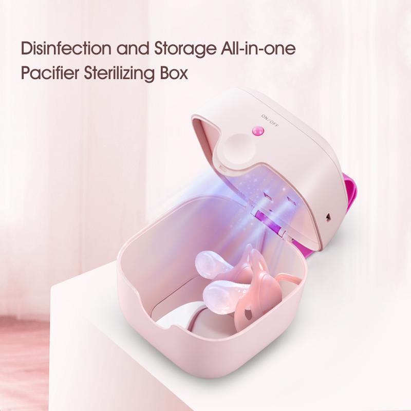 Mini sterilizator UV roz - 4 | YEO