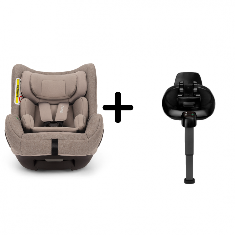 Set Nuna Scaun auto rotativ i-Size Todl next Cedar 40-105 cm + Baza isofix Base next i-Size pentru T