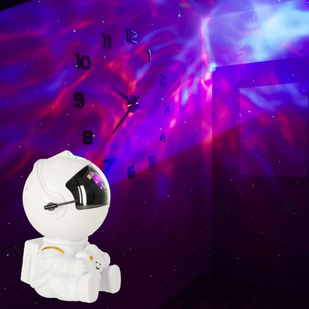 Proiector decorativ Astronaut Star cu cap rotativ 360 grade si Telecomanda - 2