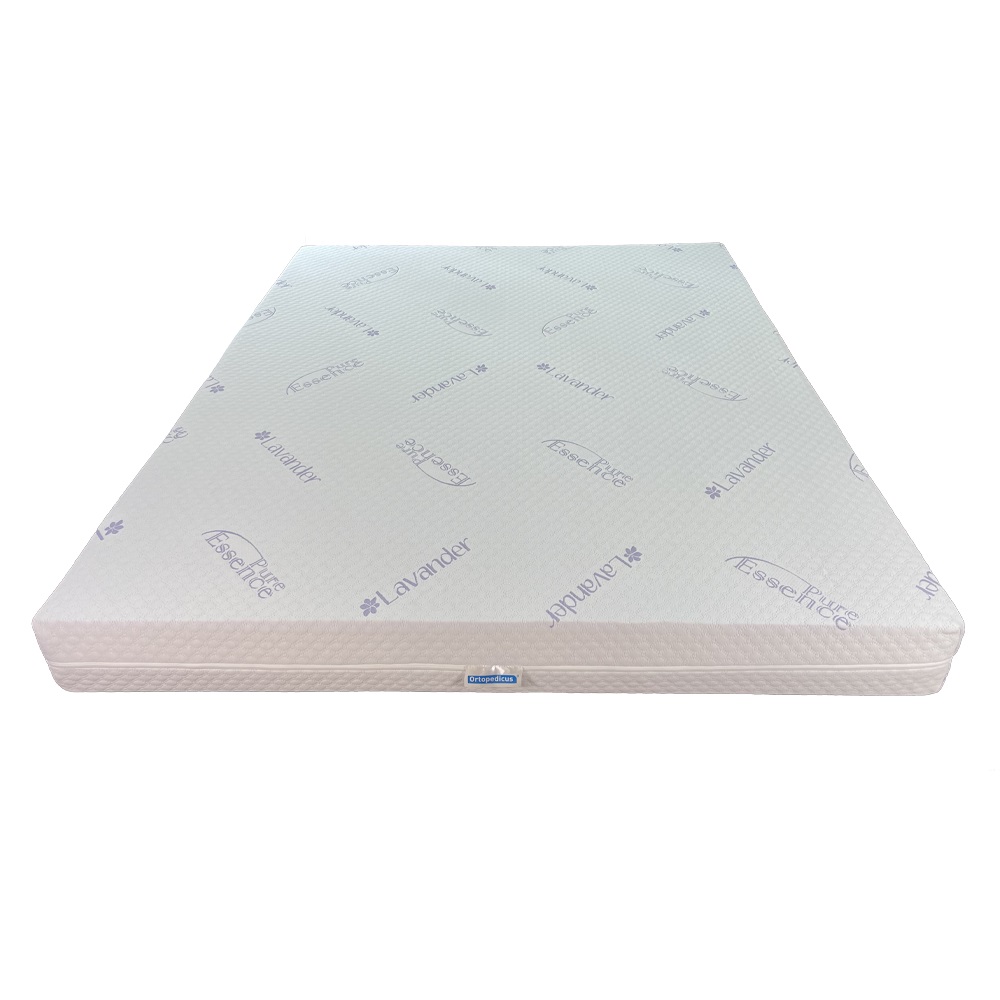 Saltea de pat Ortopedica latex gel 120x190 reversibila 7 zone cu husa lavanda Rebel Teenage - 4