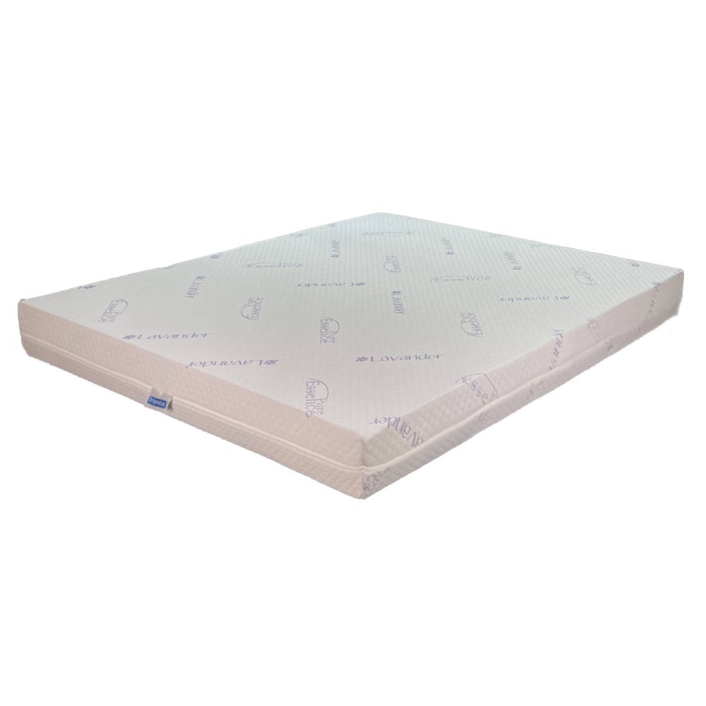 Saltea de pat Ortopedica latex gel 140x200 reversibila 7 zone cu husa lavanda Rebel Teenage - 6