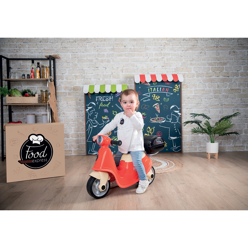 Scuter Smoby Scooter Ride-On Food Express rosu - 2