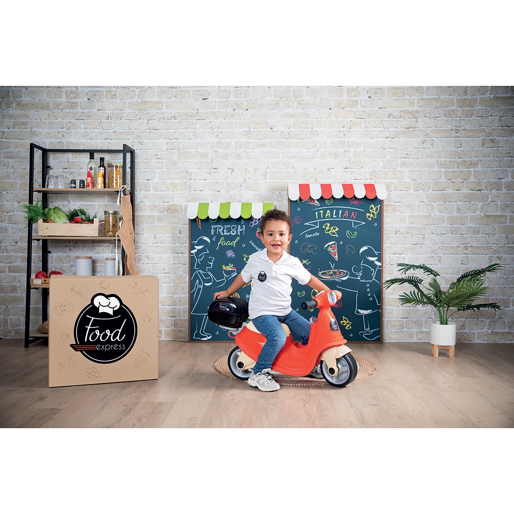 Scuter Smoby Scooter Ride-On Food Express rosu - 3