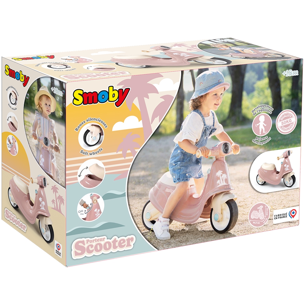 Scuter Smoby Scooter Ride-On roz - 6
