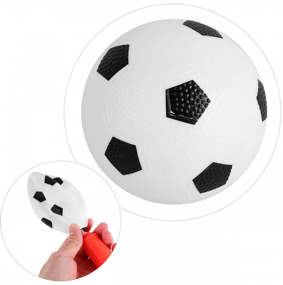 Set 2 porti de fotbal 92 x 61 x 48 cm, pentru copii, dezasamblabil, cu Minge si Pompa inclusa - 6