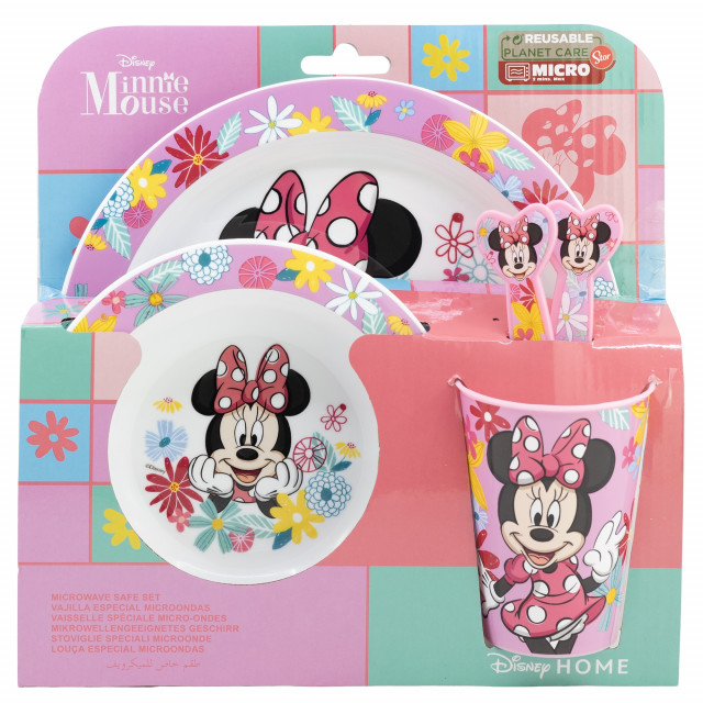 Set De Masa 5 Piese Minnie Mouse Spring Look