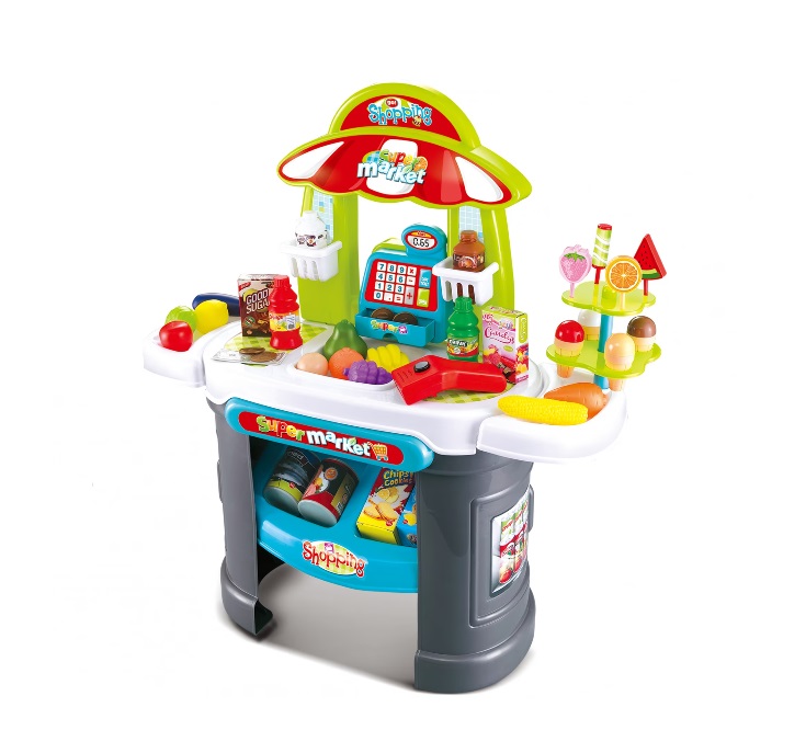 Supermarket cu casa de marcat scanner si accesorii