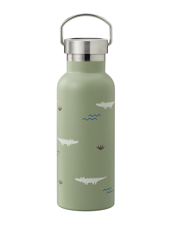 Sticla termos pentru copii 500 ml New Nordic model Crocodile