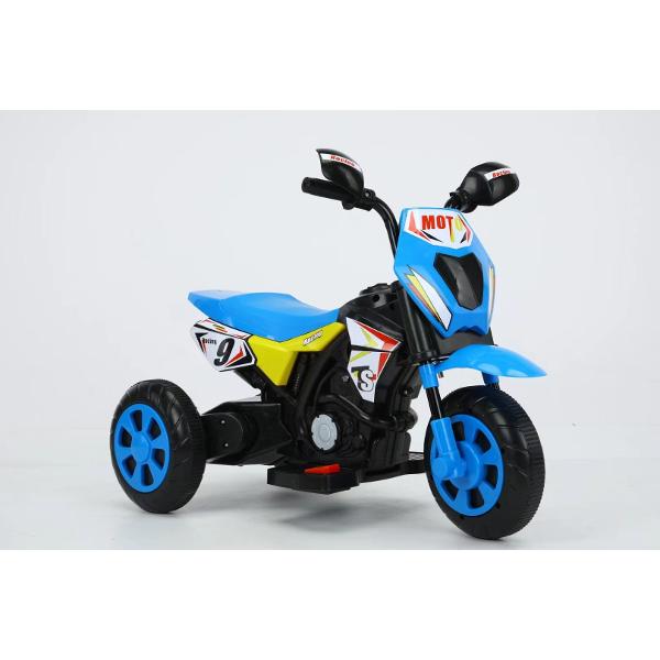 Motocicleta cu pedala electrica albastru 35W