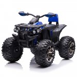 ATV electric 4 x 4 QLS-3288 pentru copii albastru