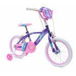 Bicicleta fetite cu gentuta pentru ghidon Huffy Glimmer Violet 16 inch