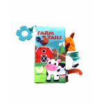 Carte educativa cu jucarie dentitie KikkaBoo Farm tails
