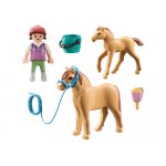 Figurina Playmobil Copil cu ponei si manz