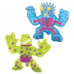 Set 2 figurine elastice Goo Jit Zu X-Ray Dino Tritops vs Shredz