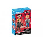 Figurine Playmobil Miraculous Adrien si Cat Noir