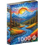 Puzzle Enjoy sunrise landscape 1000 piese