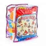 Set 110 cuburi mari Toy Bloks multicolore in gentuta