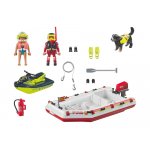 Set constructie Playmobil Barca de salvare cu scuter acvatic