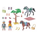 Set constructie Playmobil Drumetie la plaja cu caii Camelia si Ben