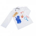 Set costum si accesorii de laborator pentru copii