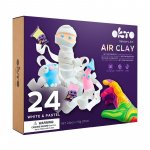 Set de creatie Air Clay Okto 24 culori White&Pastel