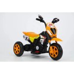 Motocicleta cu pedala electrica portocaliu