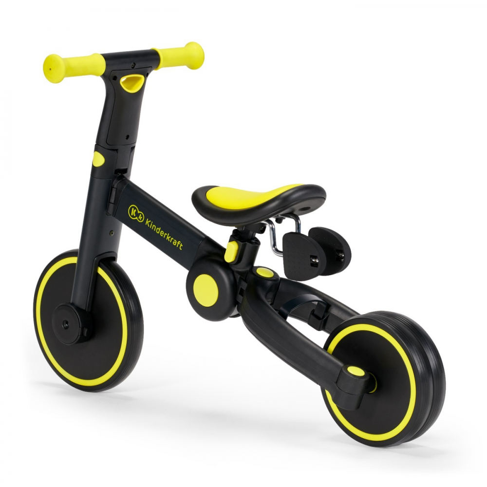 Bicicleta de echilibrutricicleta Kinderkraft 4trike black volt - 1 | YEO