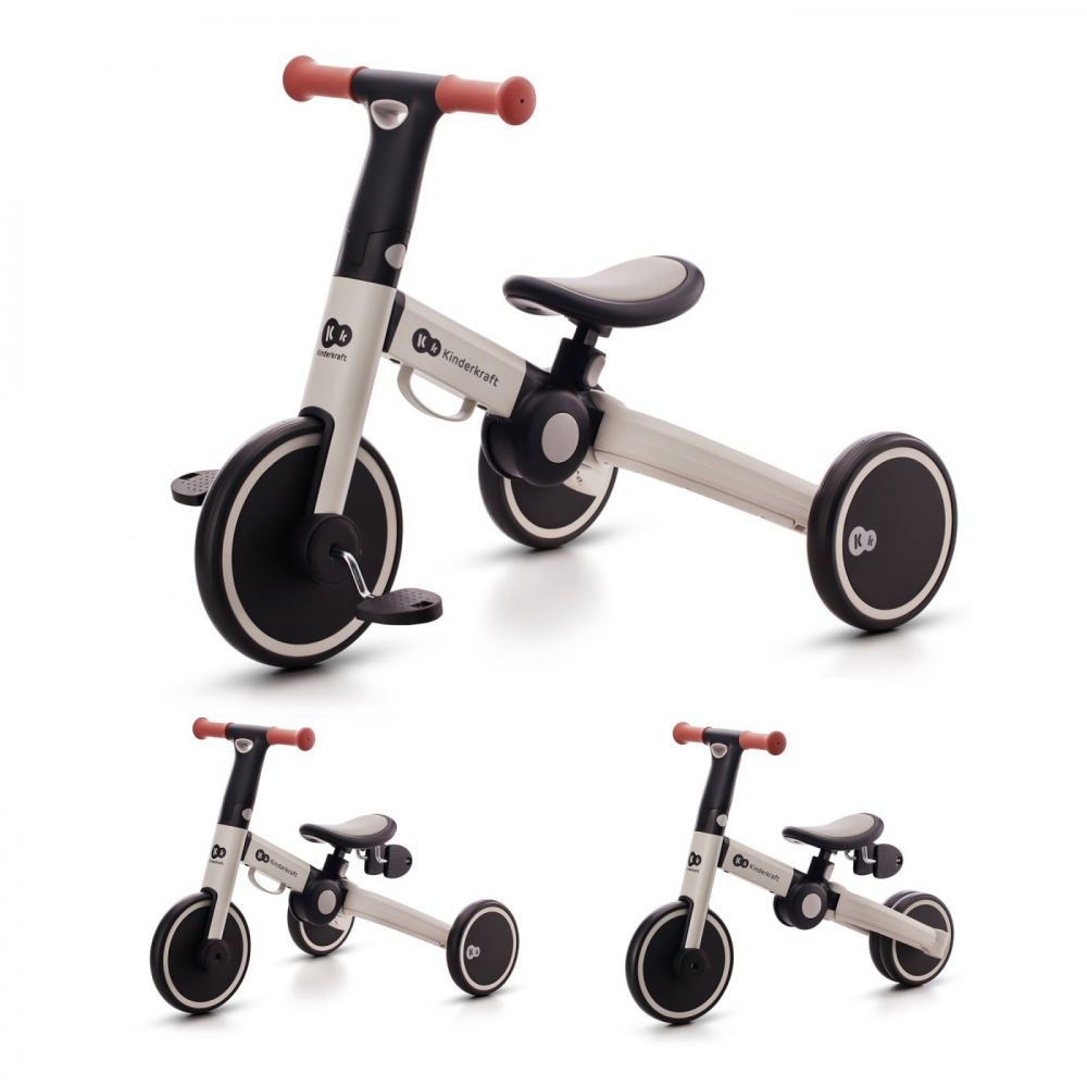 Bicicleta de echilibrutricicleta Kinderkraft 4trike silver grey - 3 | YEO