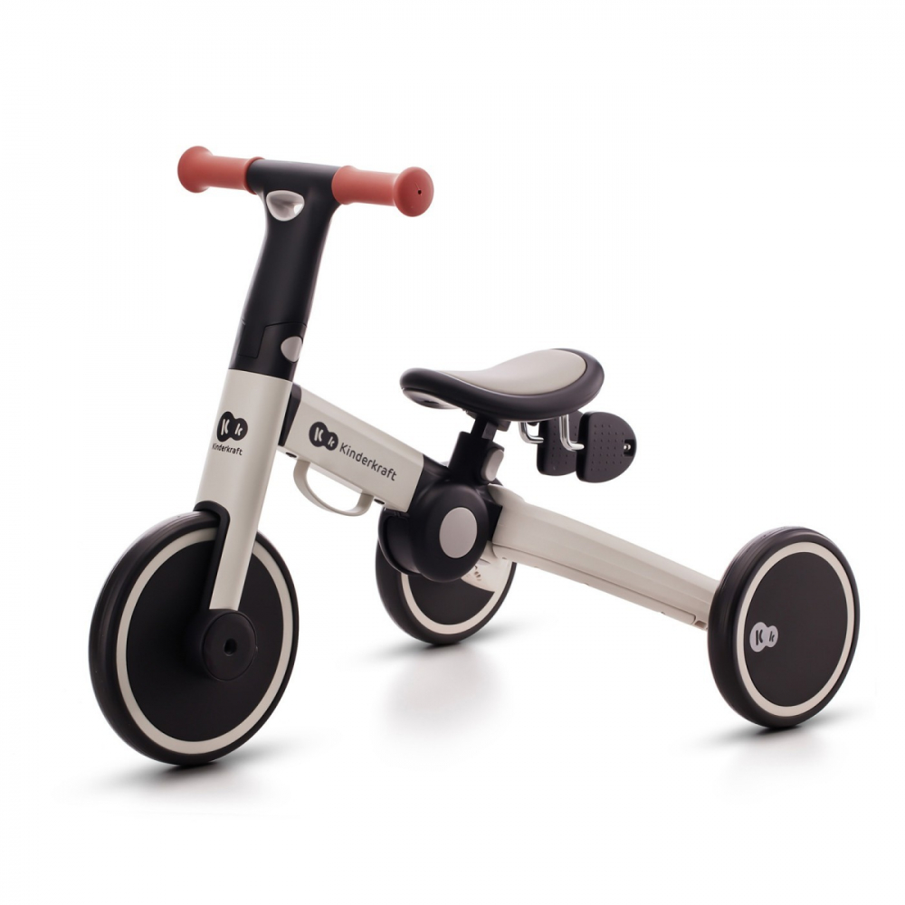Bicicleta de echilibrutricicleta Kinderkraft 4trike silver grey