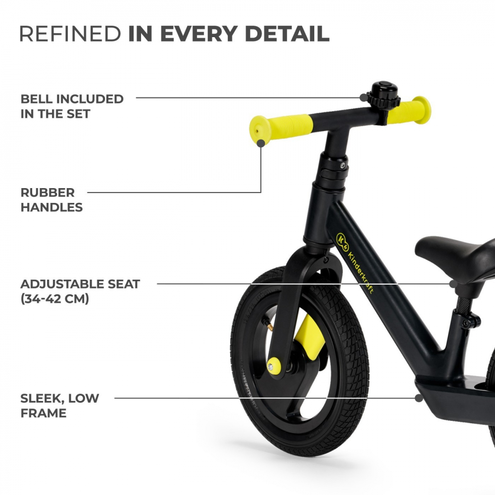 Bicicleta de echilibru Kinderkraft Goswift black - 3