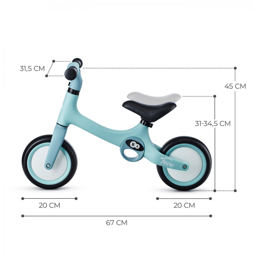 Bicicleta de echilibru Kinderkraft Tove summer mint - 3