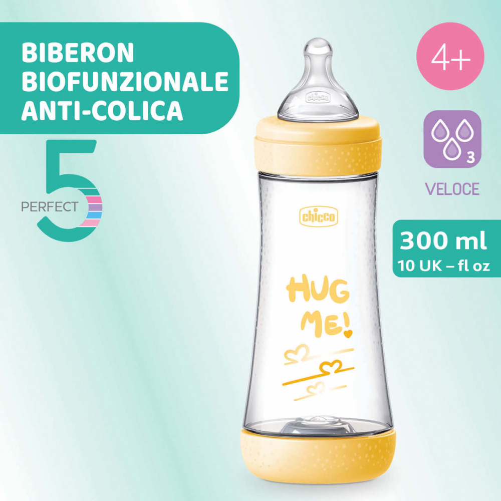 Biberon Anti-colici Chicco Perfect5 Biofunctional Pp 4 Luni+