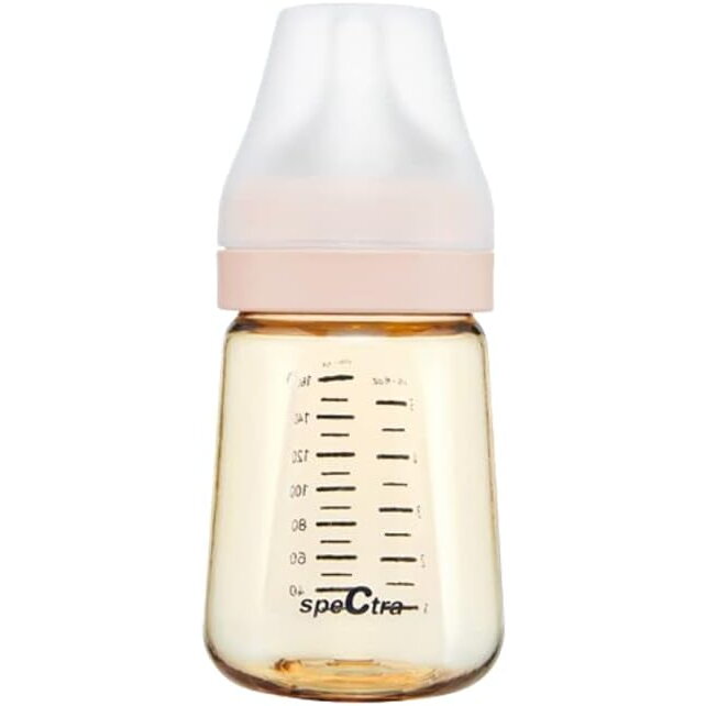 Biberon anticolici premium cu tetina S galben 160 ml