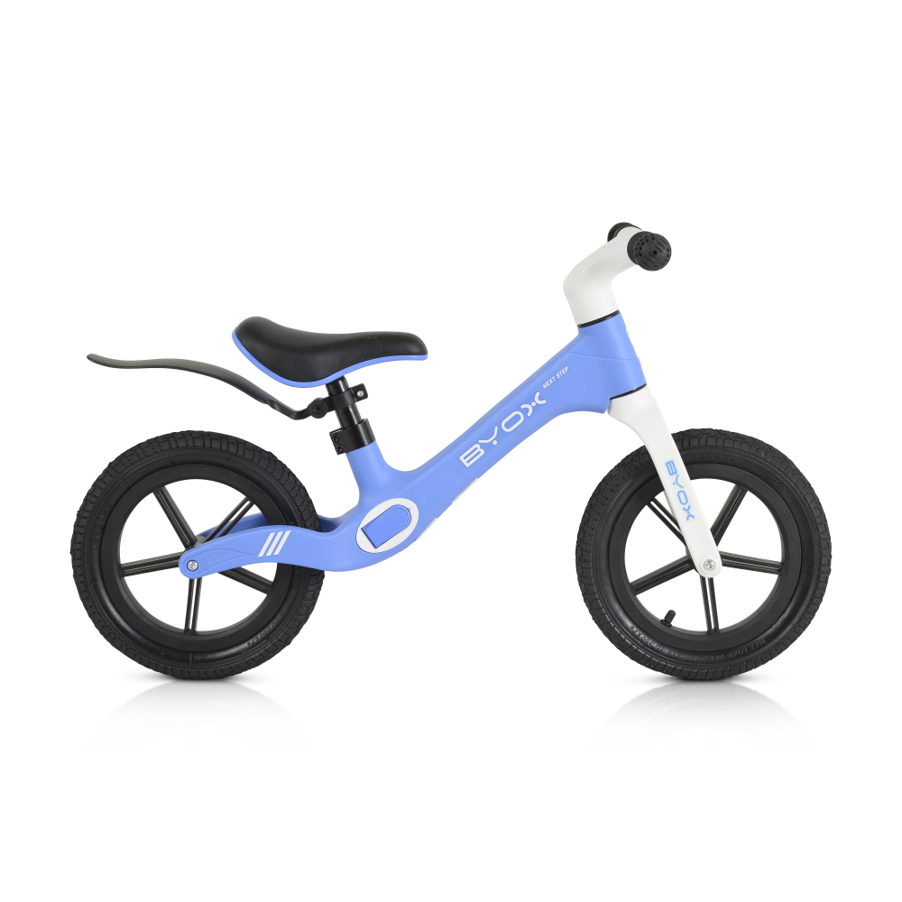 Bicicleta Fara Pedale Byox 12 Inch Cu Stepper Picioare Lateral Pliabil Next Step Blue