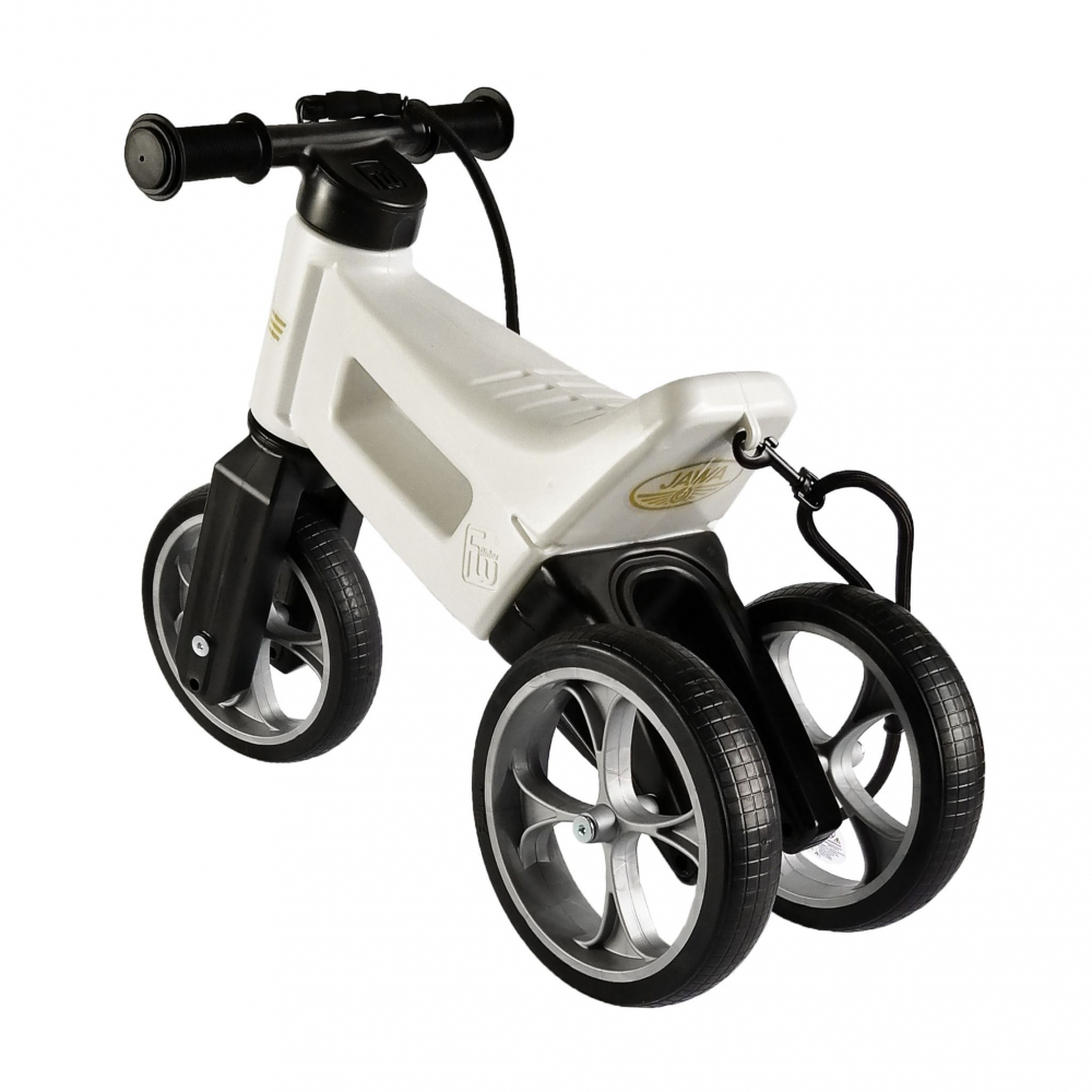 Bicicleta fara pedale Funny Wheels Rider SuperSport 2 in 1 Jawa White