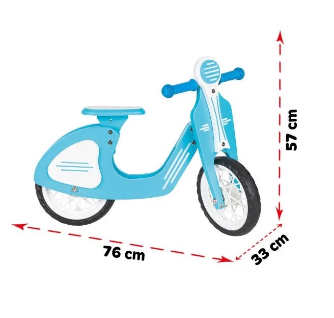 Bicicleta Fara Pedale Cu Roti Eva Pilsan Retro Blue