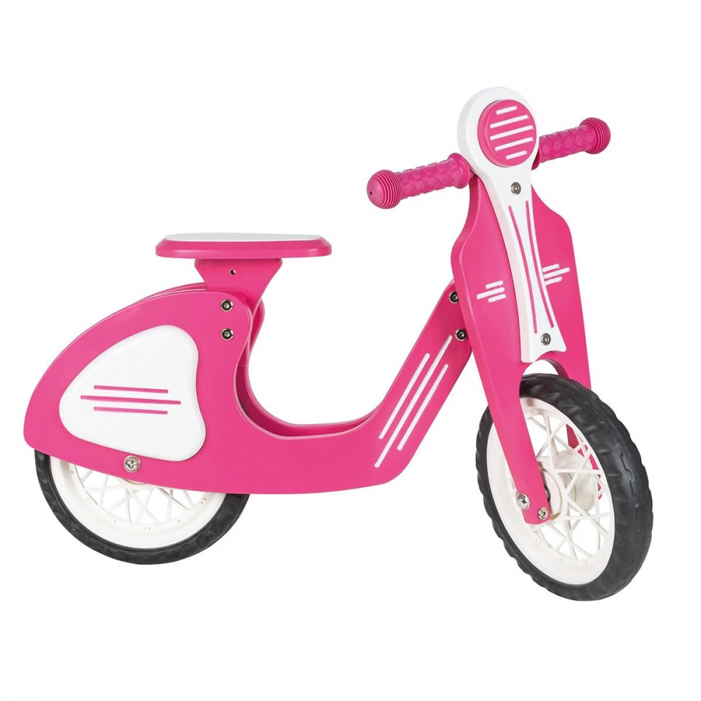 Bicicleta fara pedale cu roti EVA Pilsan Retro Pink - 1