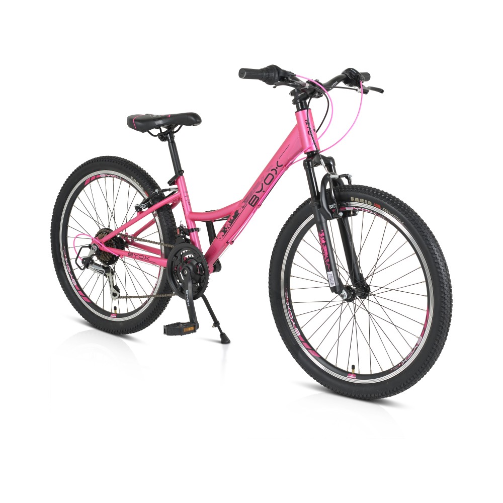 Bicicleta pentru copii Byox 24 inch cu 21 viteze Princess pink - 2 | YEO