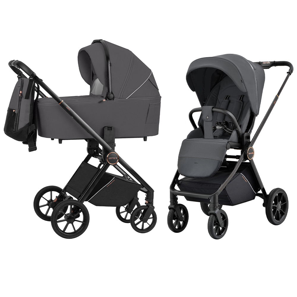Carucior compact 2 in 1 premium Carrello Ultra Sonic Grey