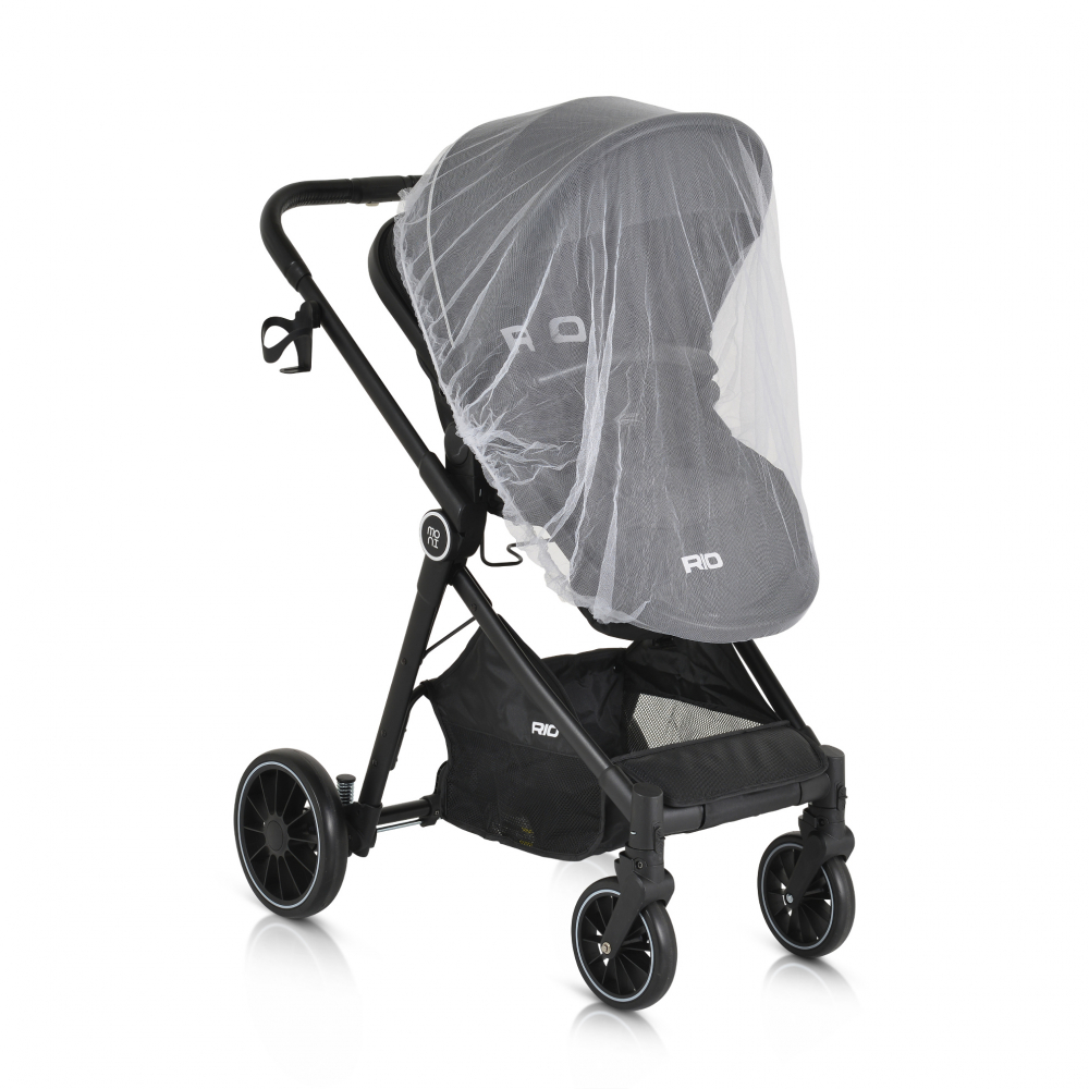 Poze Carucior transformabil 2in1 Moni cu accesorii incluse Rio Black pana la 22 kg nichiduta.ro 