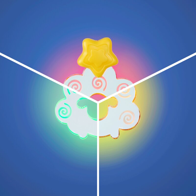 Carusel muzical Playgro cu stelute si norisori Dreamtime Soothing Light Up Mobile - 3