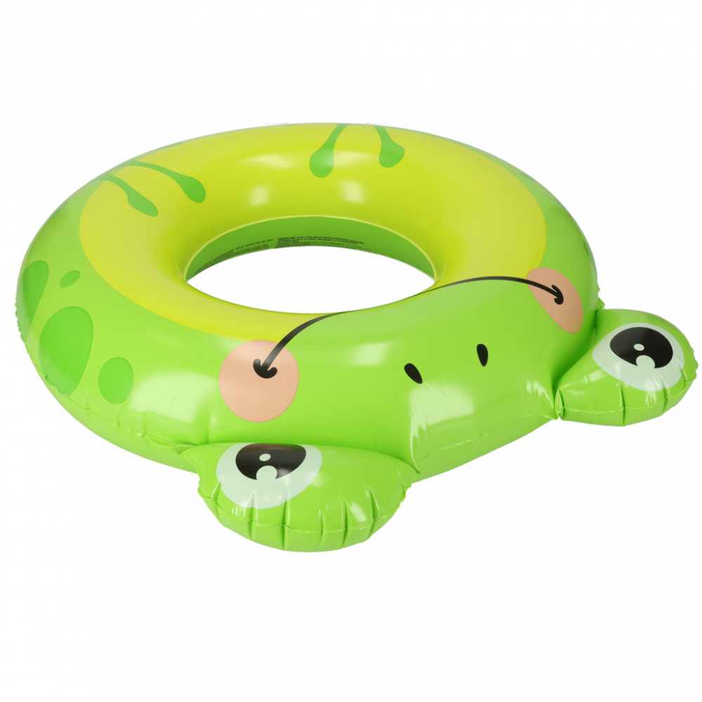 Colac gonflabil pentru inot copii 85 x 76 cm Green Frog - 1 | YEO