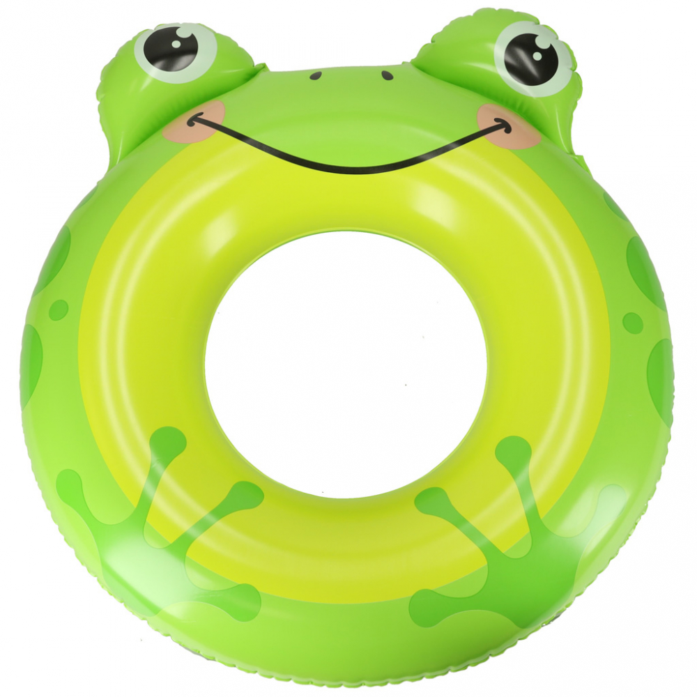 Colac gonflabil pentru inot copii 85 x 76 cm Green Frog