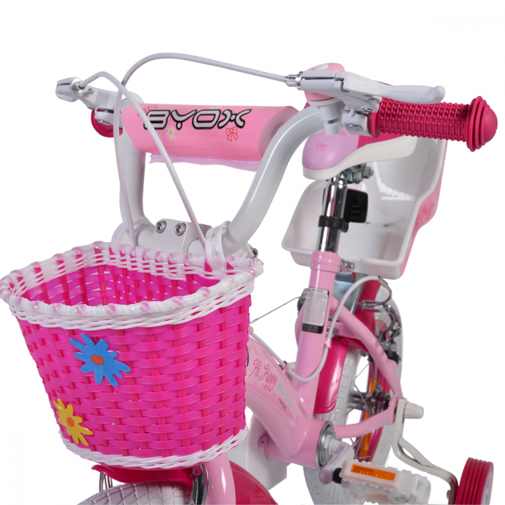 Cosulet pentru bicicleta Byox Flower Pink - 2 | YEO