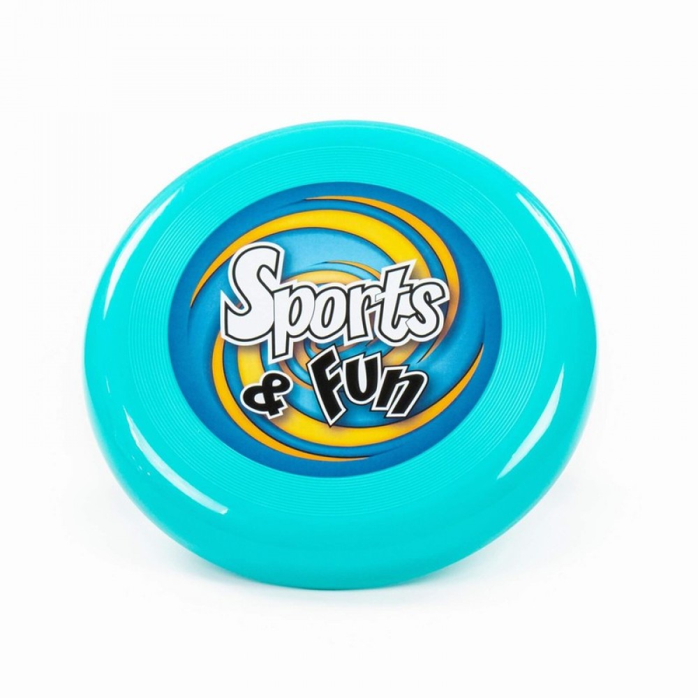 Disc frisbee Polesie Flying Sport and Fun Albastru Jucarii de exterior